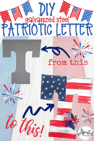DIY Patriotic Letter