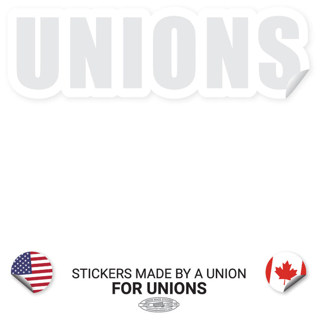 Union Til The End Skull Organized Labor Union Hard Hat Sticker Decal 