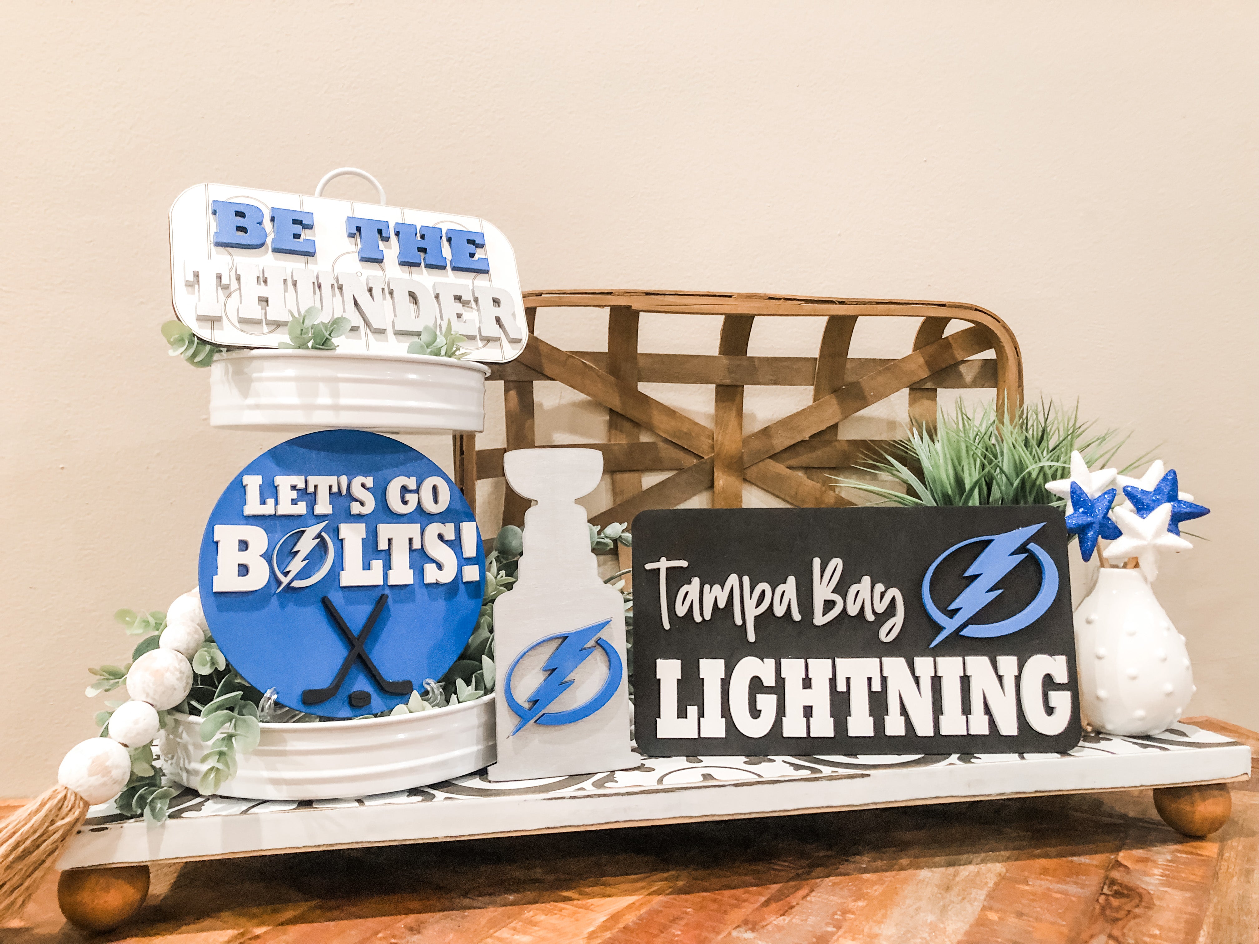 Tampa Bay Lightning Tier Tray DIY Kit – Simply Crafty DIY