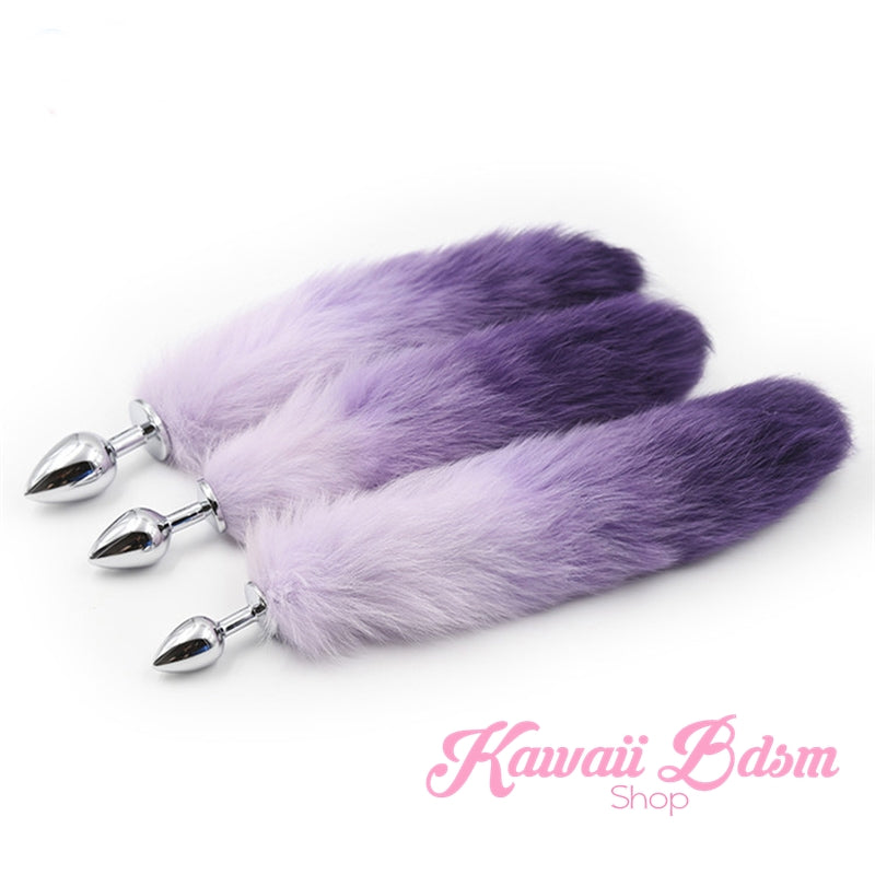 Ombré Purple Tail Plug Kawaii Bdsm