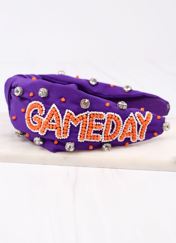 Purple and Gold Purse Strap Game Day