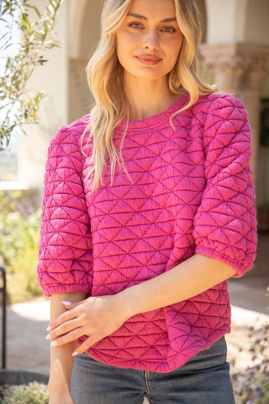 Caroline Glitter Corset Top - Pink, Fashion Nova, Knit Tops