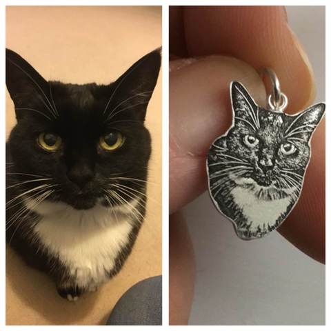 KittySensations Custom Cat Necklace example