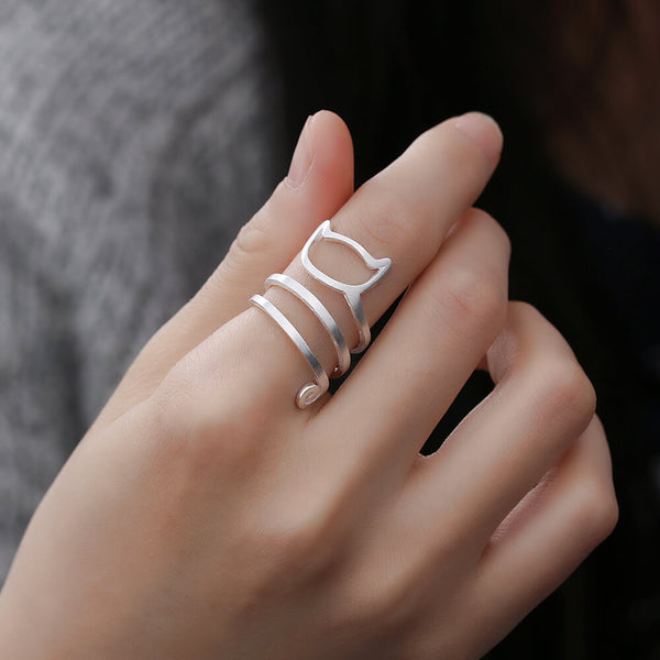 spiral cat ring