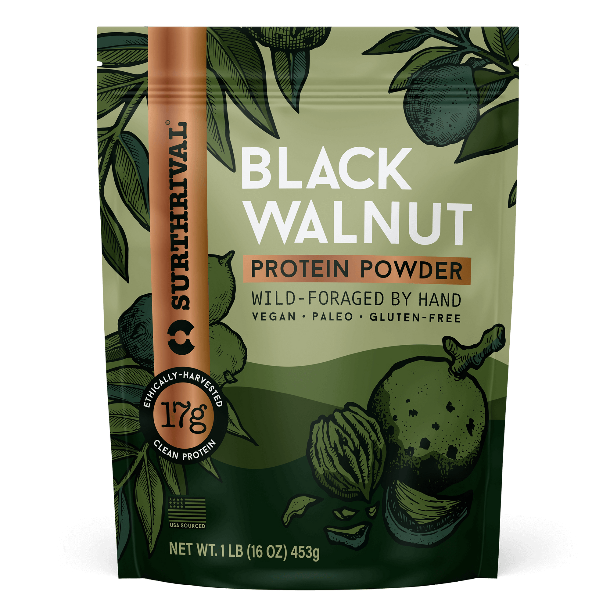 Surthrival Premium Supplements Black Walnut Protein Powder