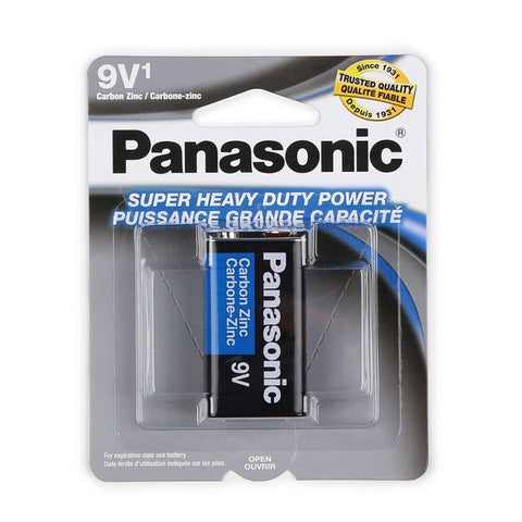 Panasonic Batteries 9V 1-Pack Super Heavy Duty Battery. Battery