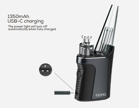 XMAX Qomo 1350mAh battery with USB-C chaging
