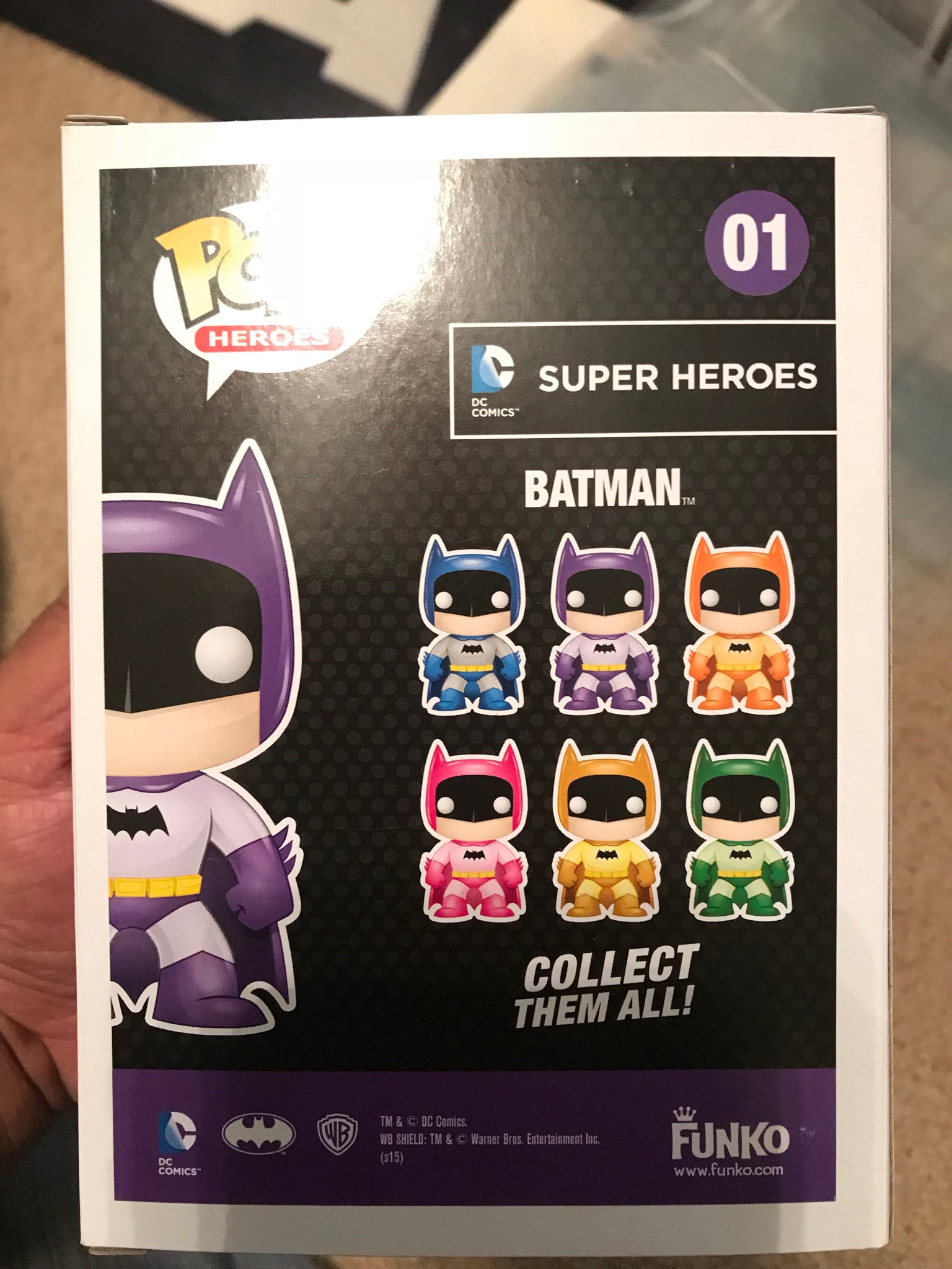 purple batman funko pop