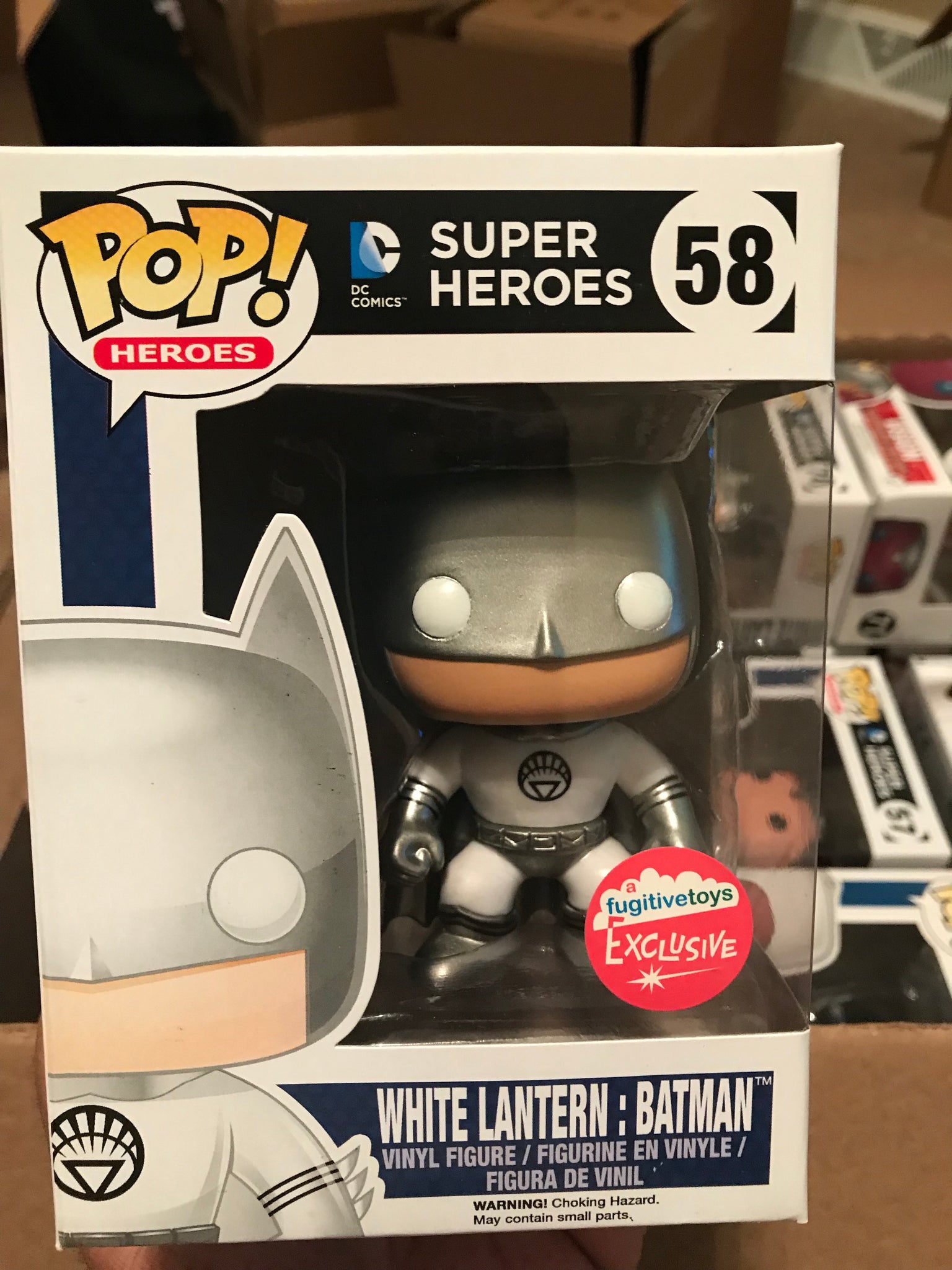 white lantern batman funko pop