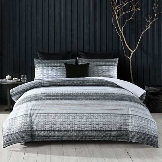 Harley Black Quilt Cover Set by Bianca