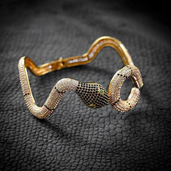 Custom Diamond Snake Bracelet - Pres