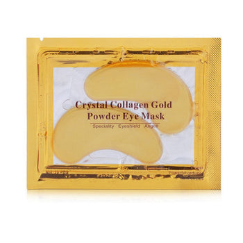 20pcs=10packs Natural Gold Crystal Collagen Eye Mask Women Eye Care Masks Moisturizing Anti-Wrinkle Remove Black Eye Patches