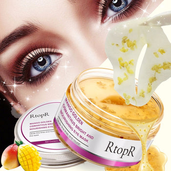 40pcs/bottle 80G Natural Golden Osmanthus Eye Mask Anti-Wrinkle Moisturizing Remove Black Circle Face Eye Skin Care Mask Patches