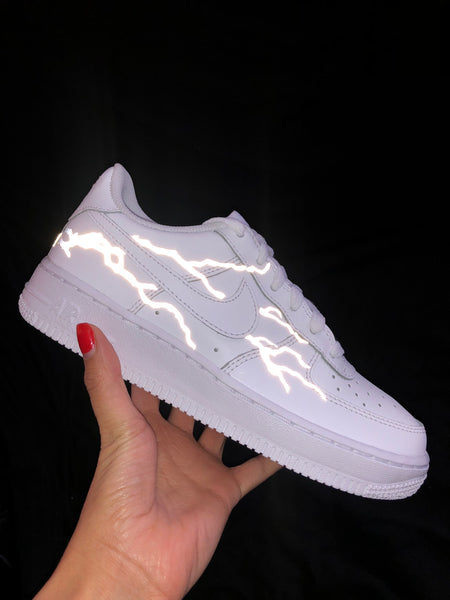 air force ones with lightning