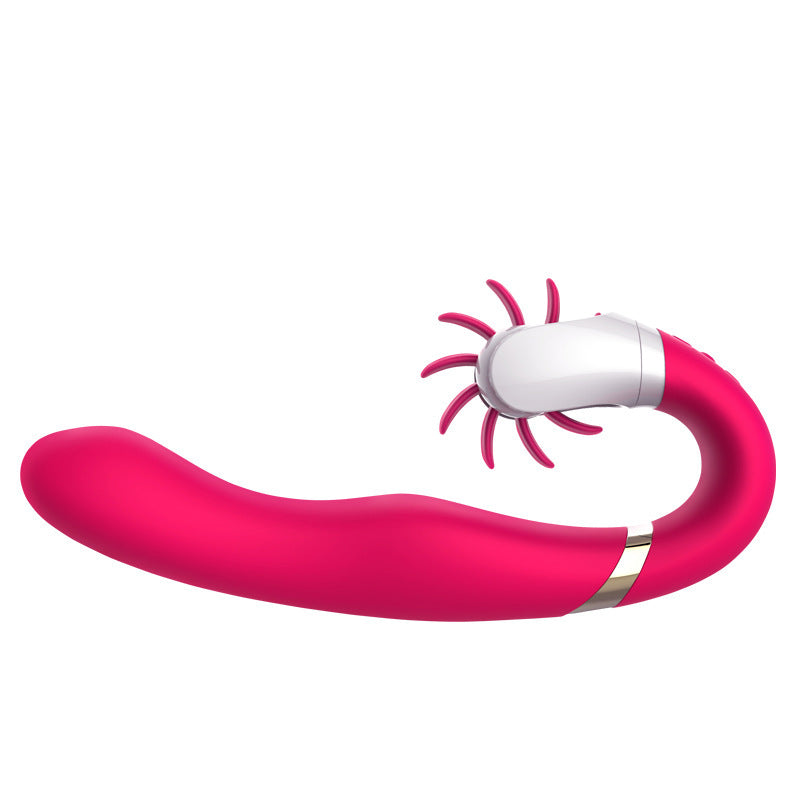 Rotating Tongues Clitoris Licker With G Spot Stimulator