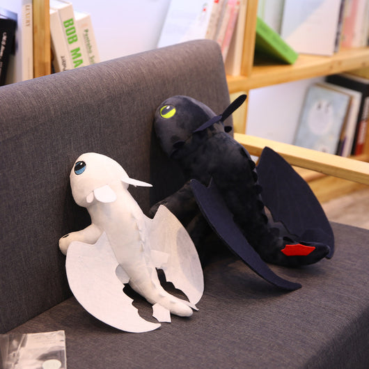 toothless and light fury stuffed animals