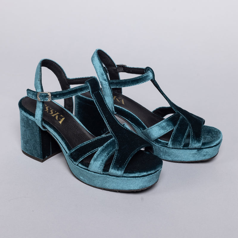 Charlie VEGAN Velvet Teal – Esska