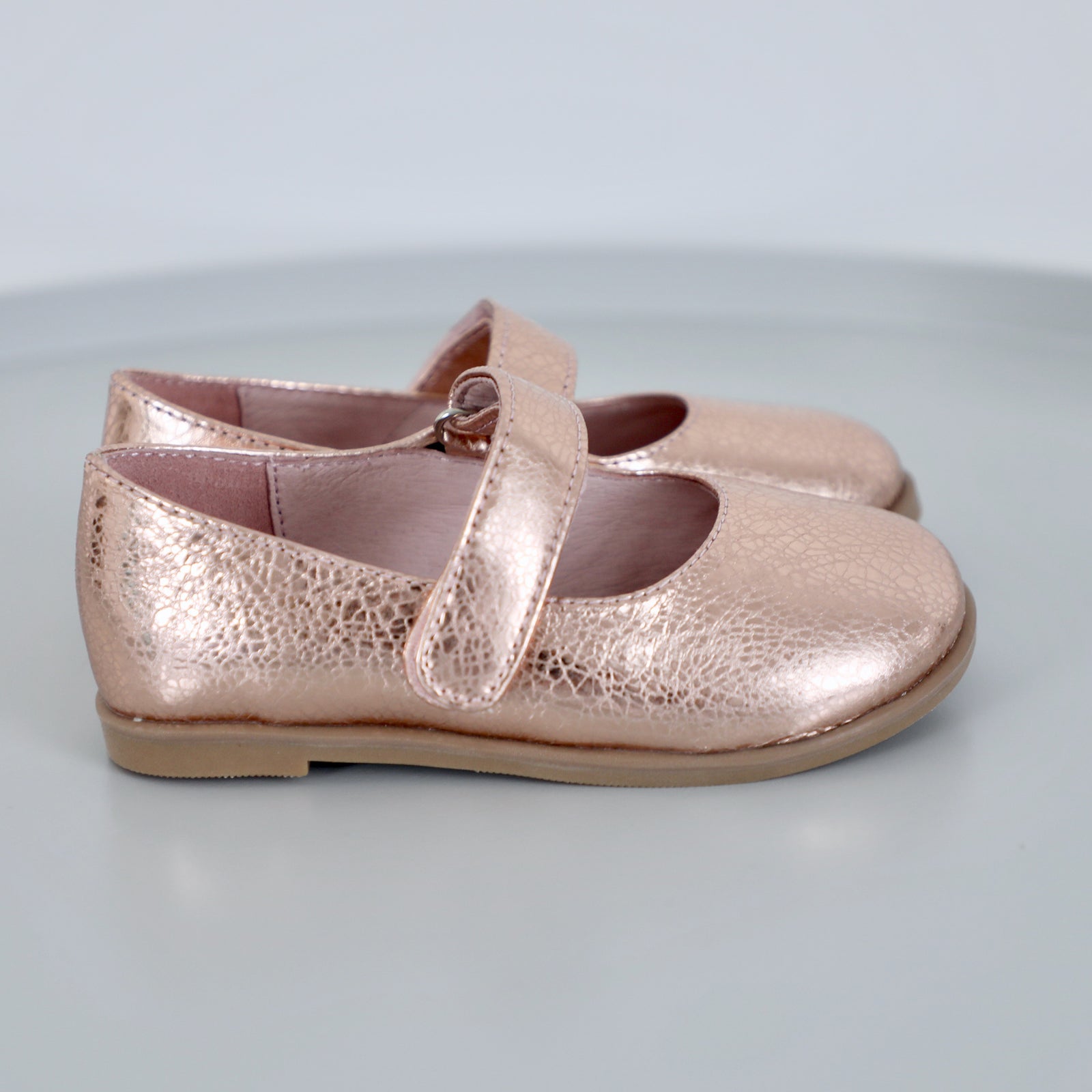 childrens rose gold shoes