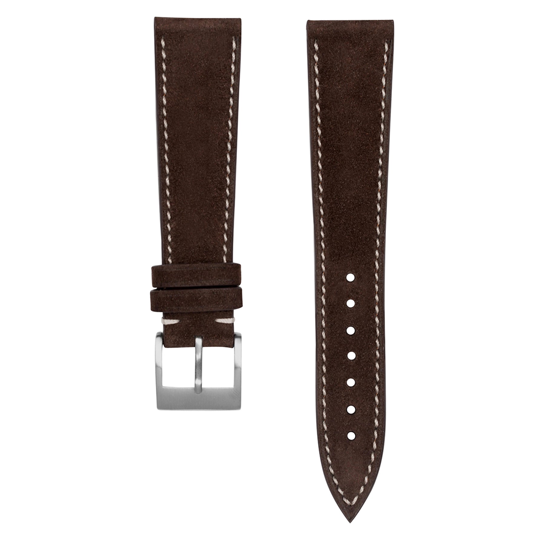 Monochrome - Nubuck Watch Strap - Brown – Monochrome Shop