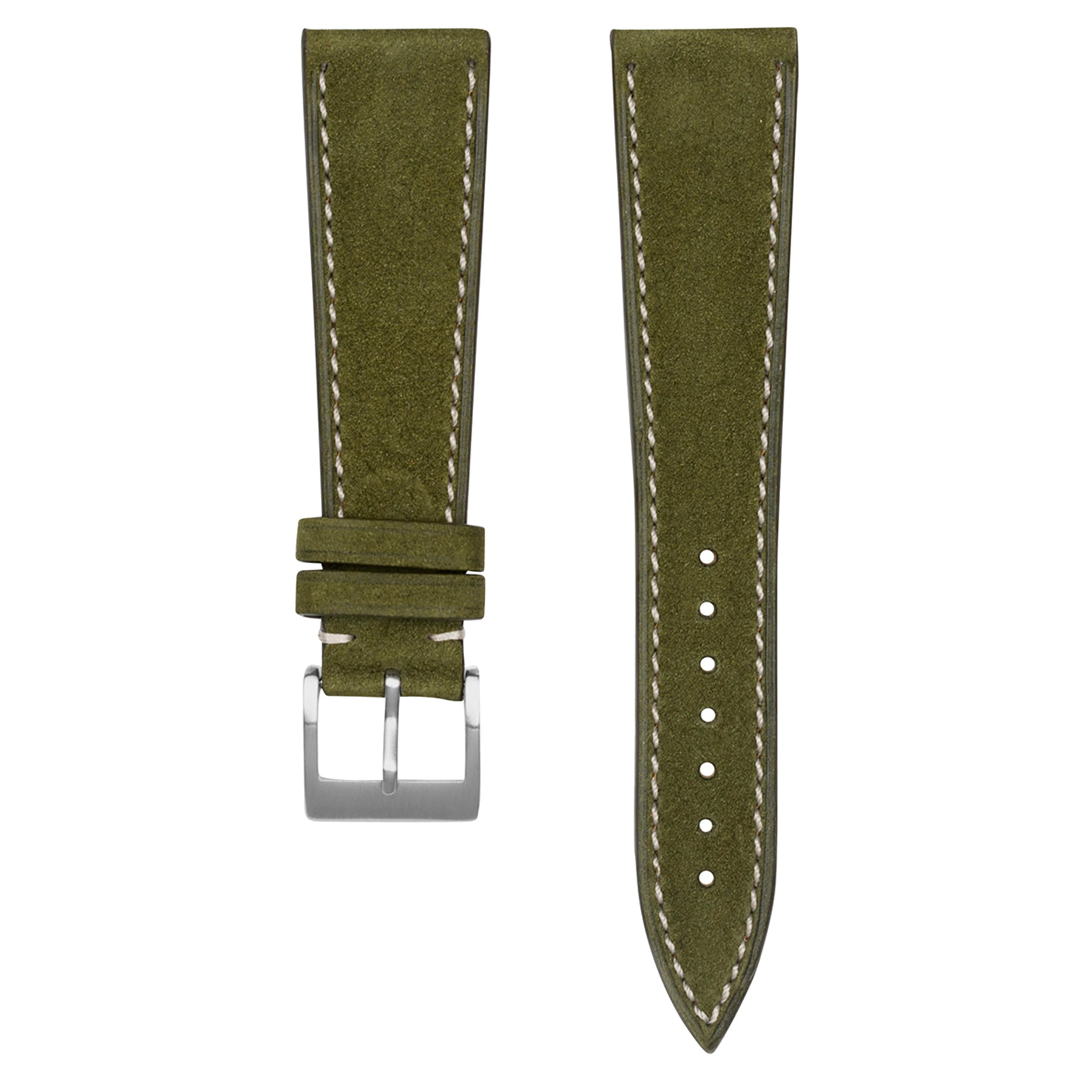 Monochrome - Nubuck Watch Strap - Green – Monochrome Shop