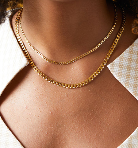 Women's Bold Vintage Cuban Choker Necklace