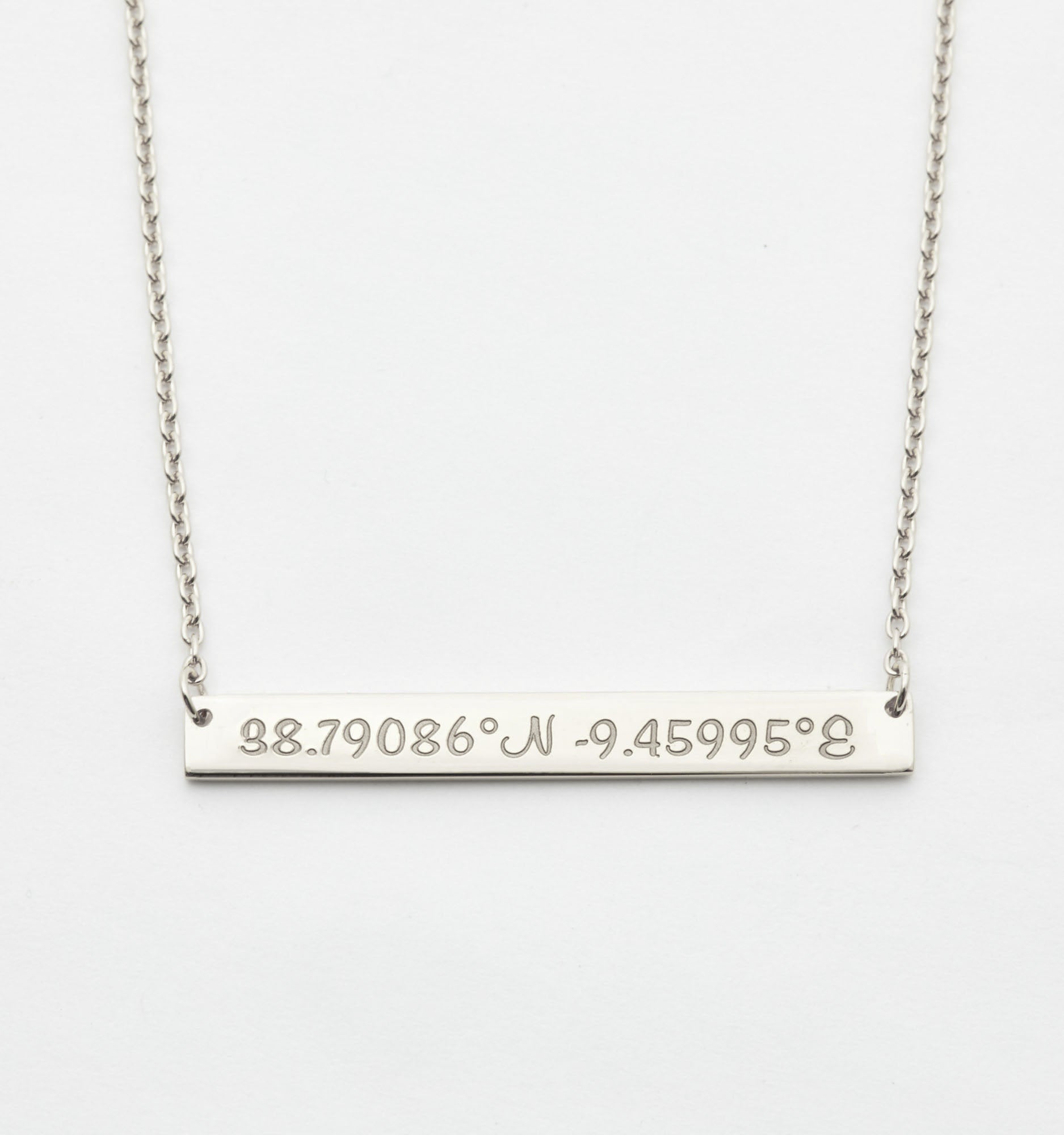 coordinates necklace tiffanys