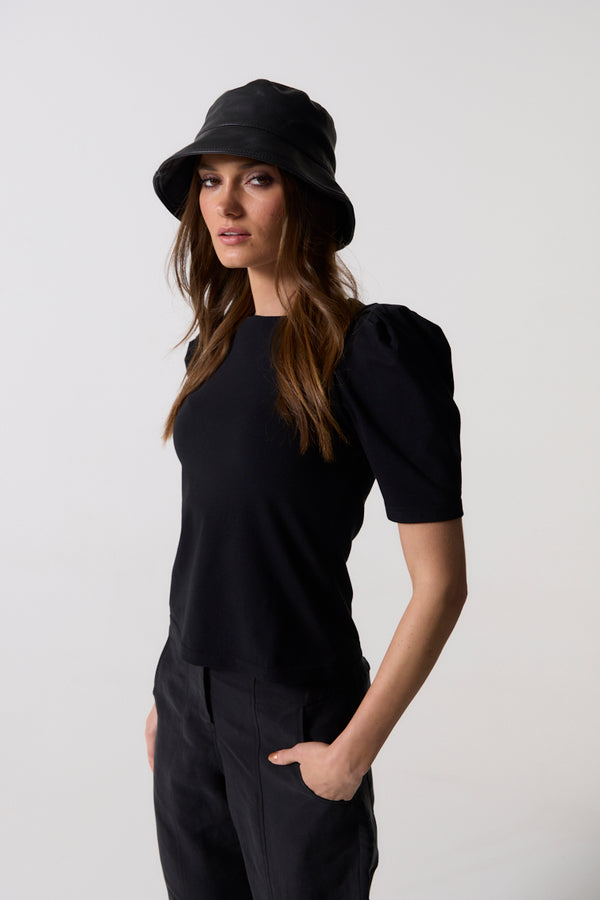 LEXI PLEAT SHOULDER TOP