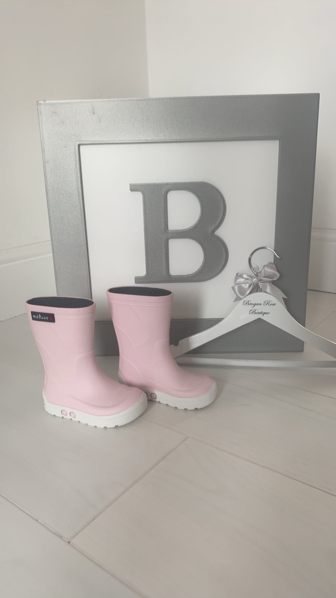 baby pink wellies