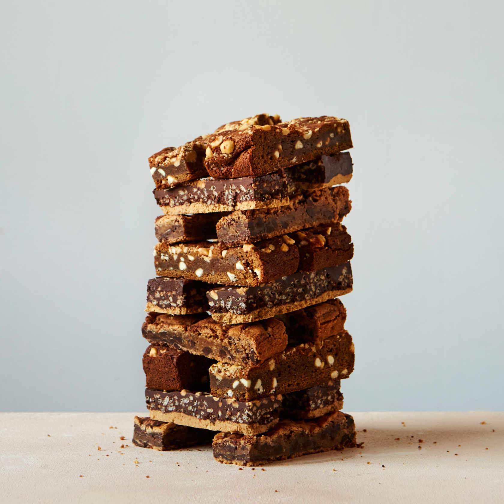 White chocolate, miso & cinnamon cookie slice from the Exploding Bakery.