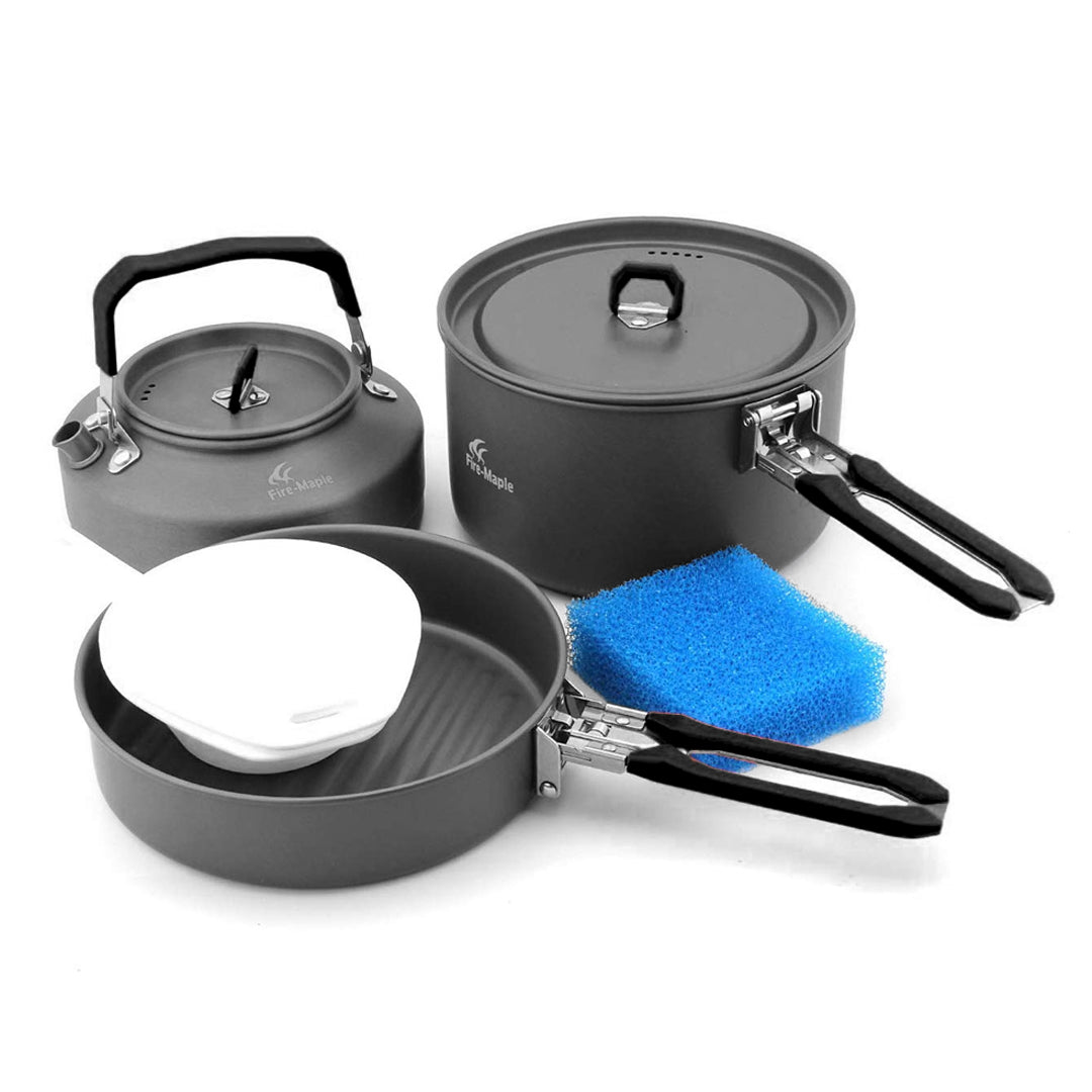 Fire-Maple Feast 2 Camping Cookware Set | Outdoor Cooking Set with Pot