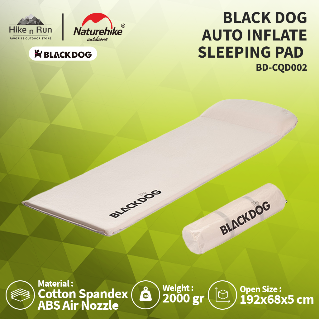 Kenmerkend Intens Voorzichtigheid MATRAS CAMPING BLACK DOG BD-CQD002 GLAMPING SLEEPING PAD AUTO INFLATE –  Hike n Run