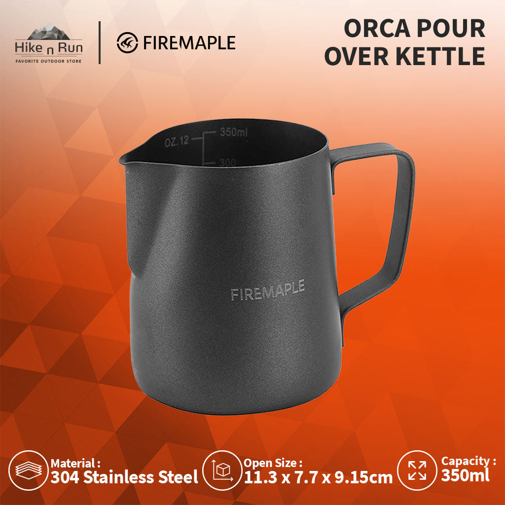 Orca Stainless steel insulated bottle 1L – Fire Maple