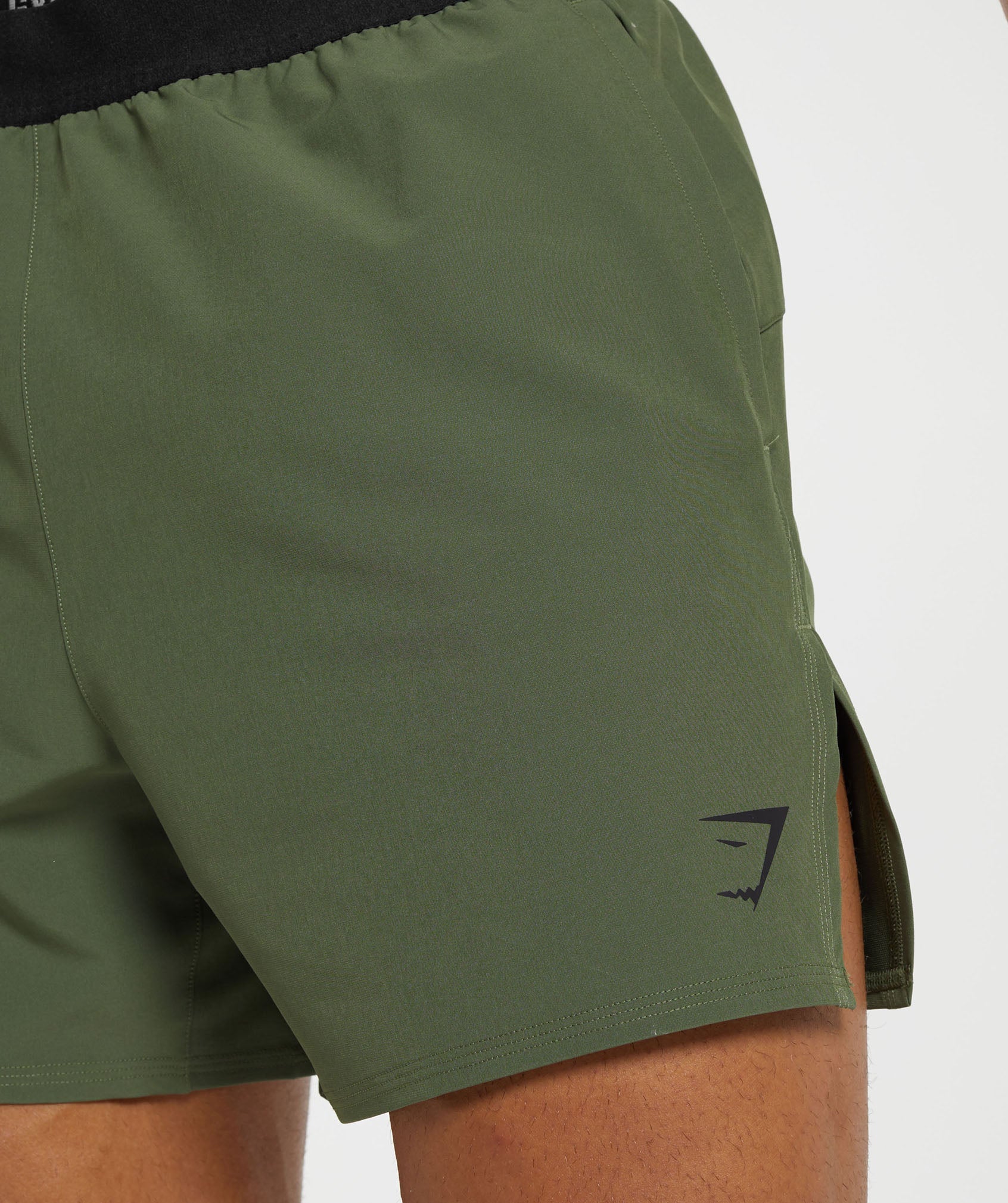 315 Woven Short in Core Olive - view 5