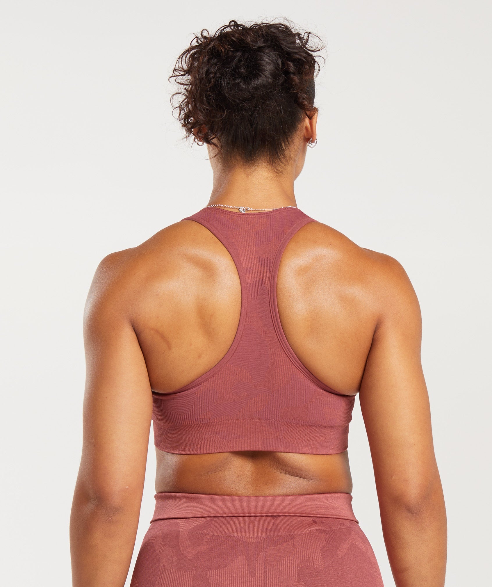 Gymshark Ruched Sports Bra - Slate Lavender