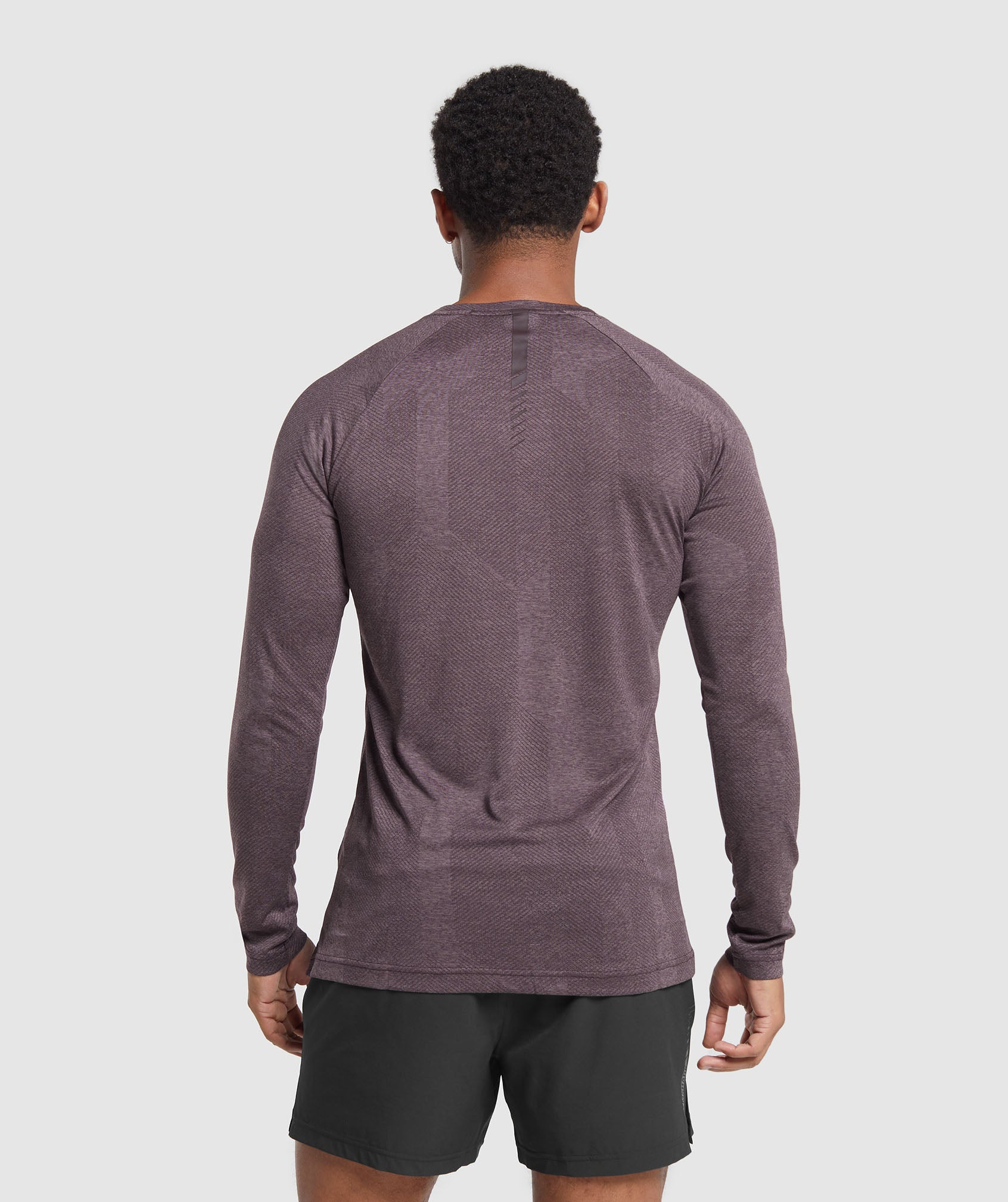 Apex Long Sleeve T-Shirt in Plum Brown/Walnut Mauve - view 2