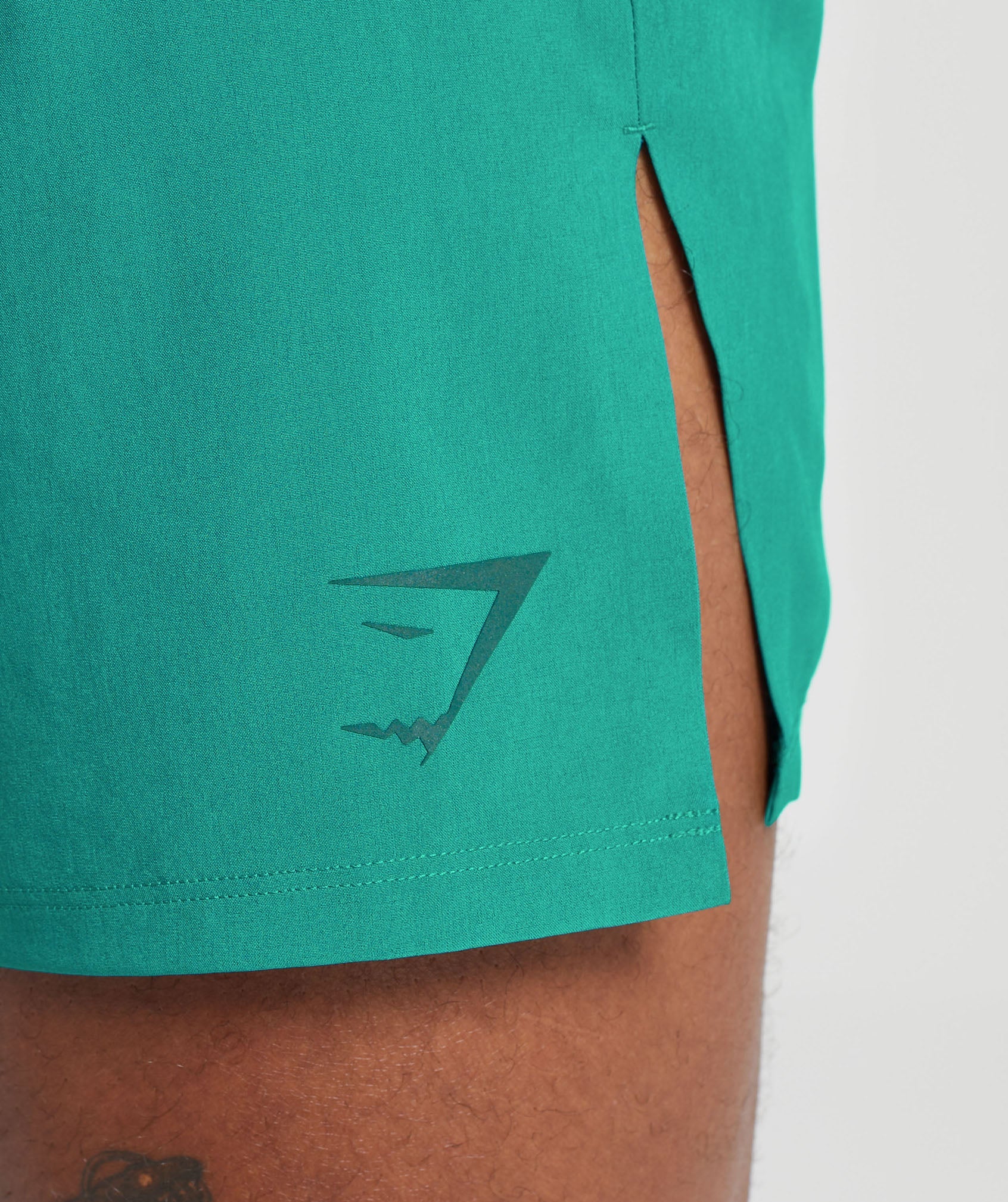 Apex Run 4" Shorts in Seafoam Blue - view 5