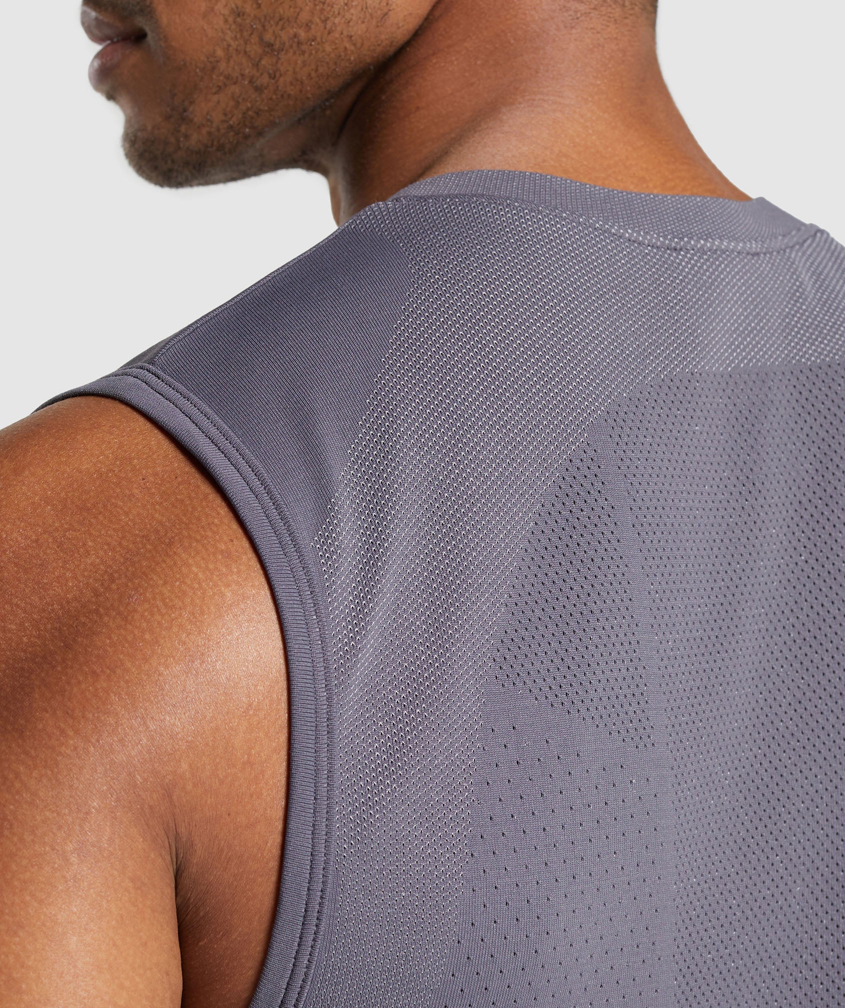 Apex Seamless Tank in Dark Grey/Light Grey - view 6