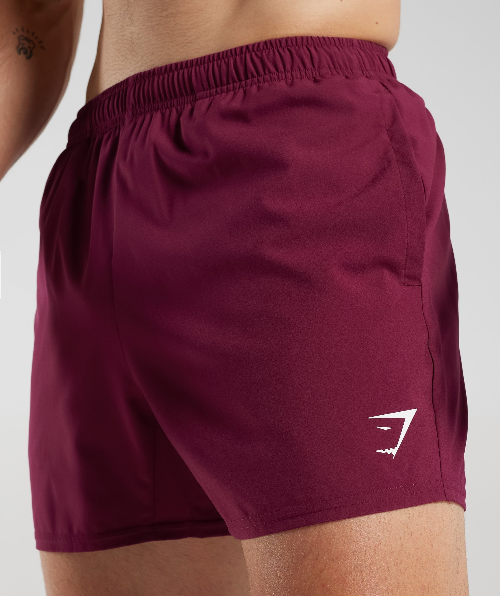 Arrival 5" Shorts in Plum Pink - view 4