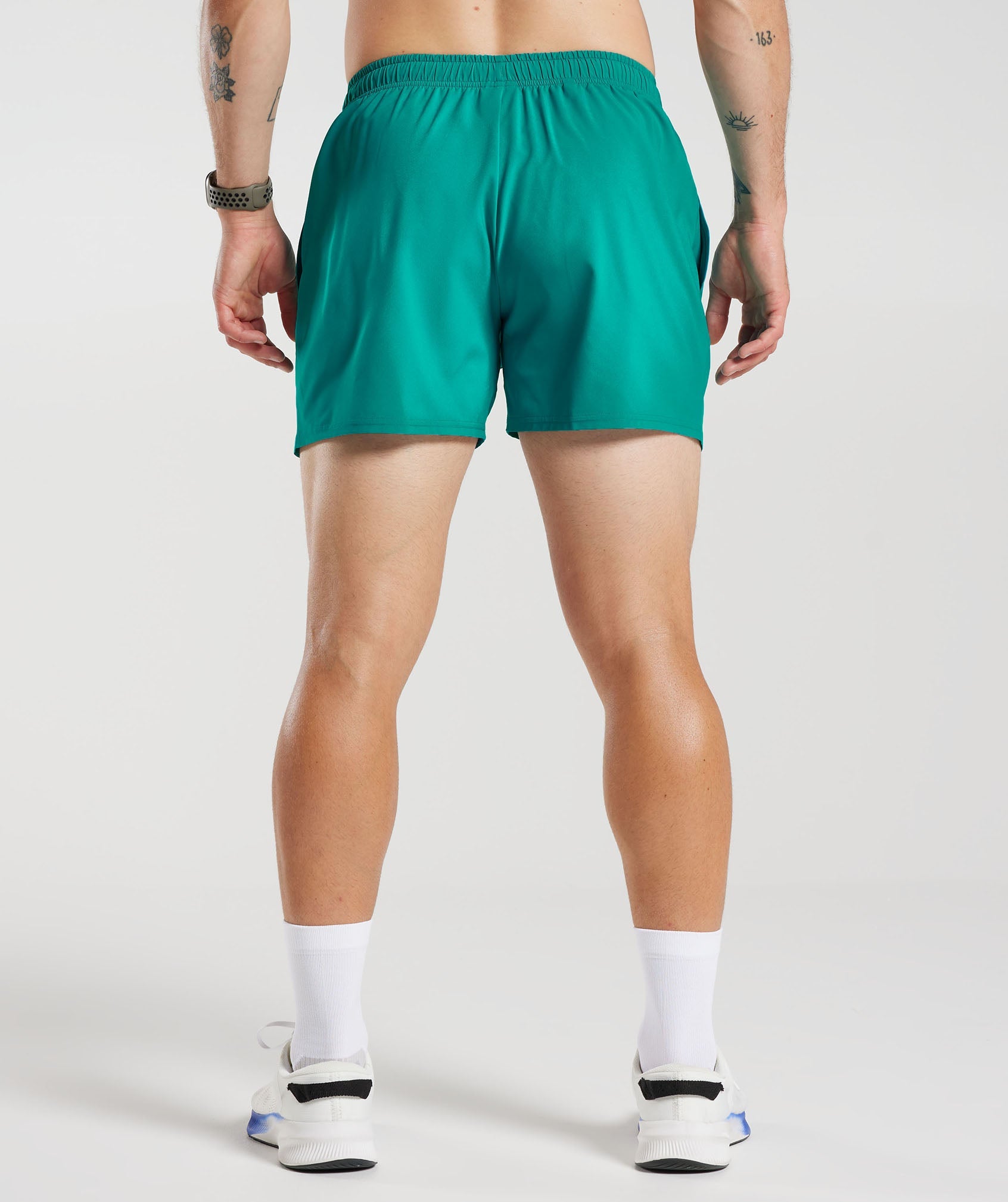 Arrival 5" Shorts in Seafoam Blue - view 2