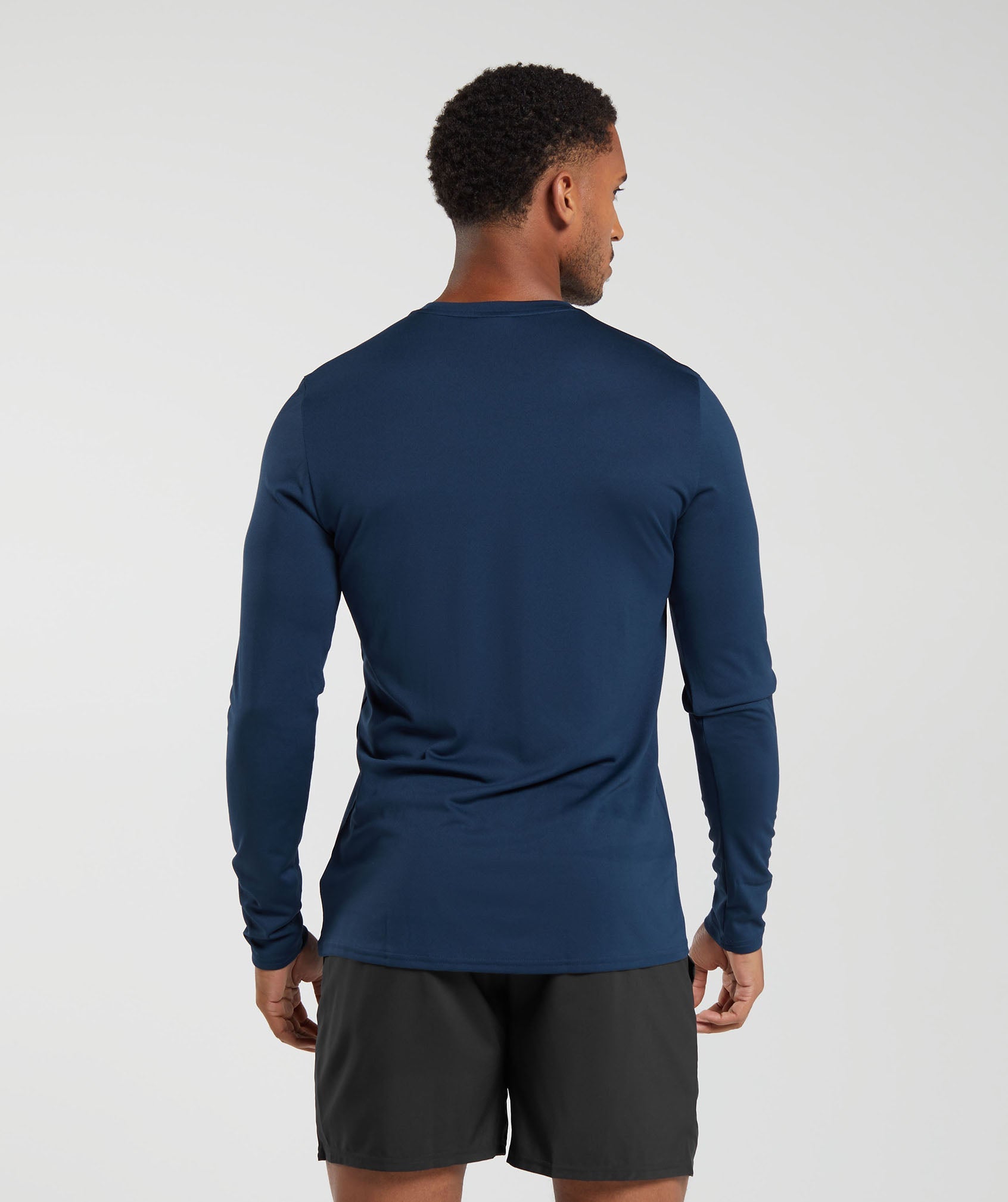 Arrival Long Sleeve T-Shirt in Navy - view 2