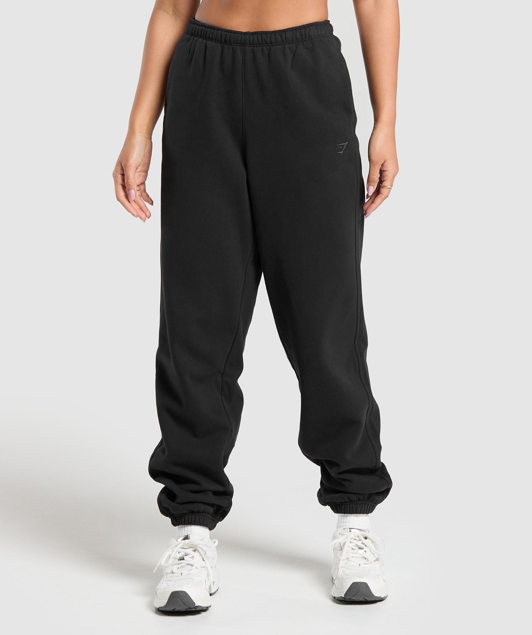 Fleece Joggers dans Black