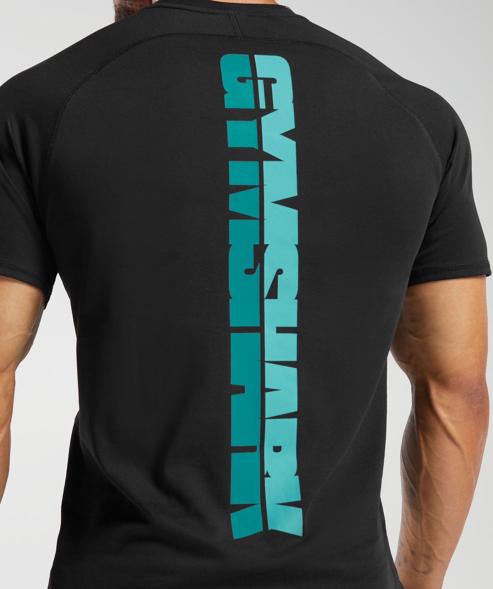 Bold T-Shirt in Black/Seafoam Blue - view 5