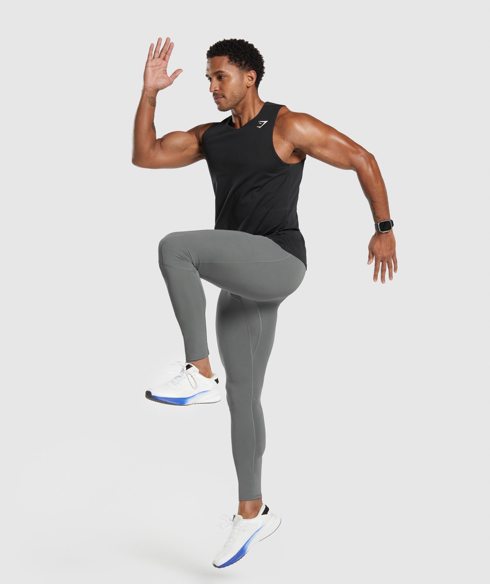 Control Baselayer Legging in Pitch Grey - view 4