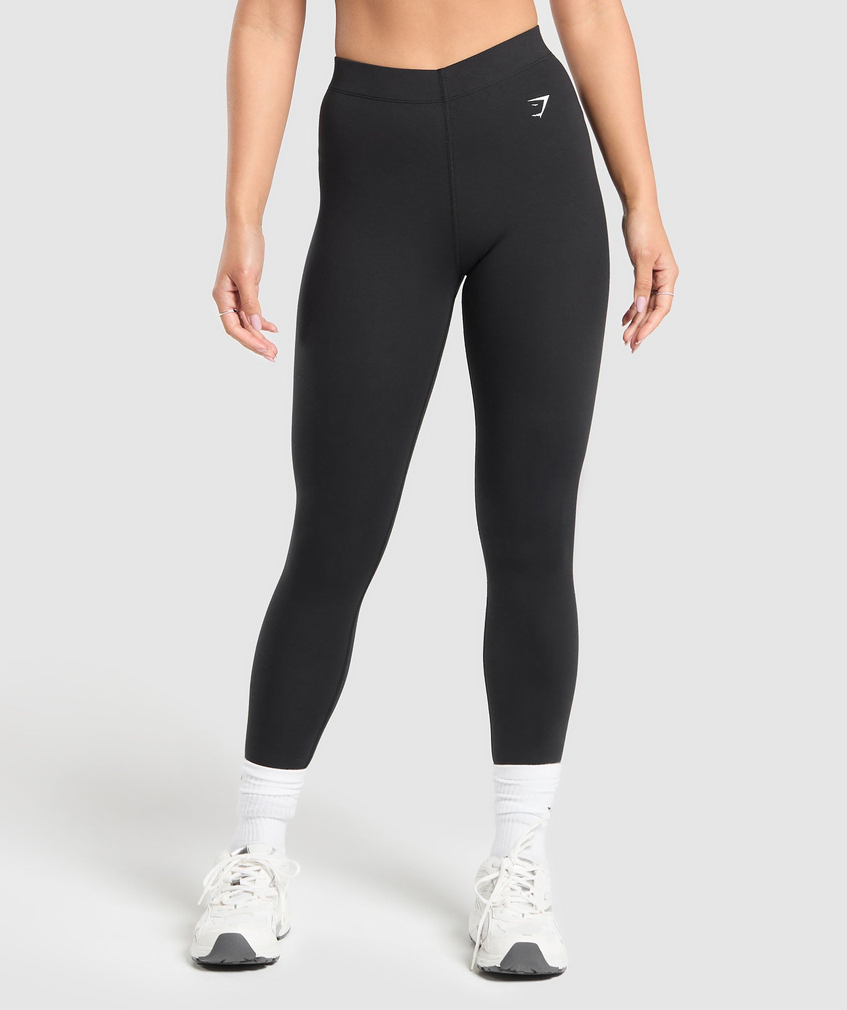 Cotton Leggings dans Black