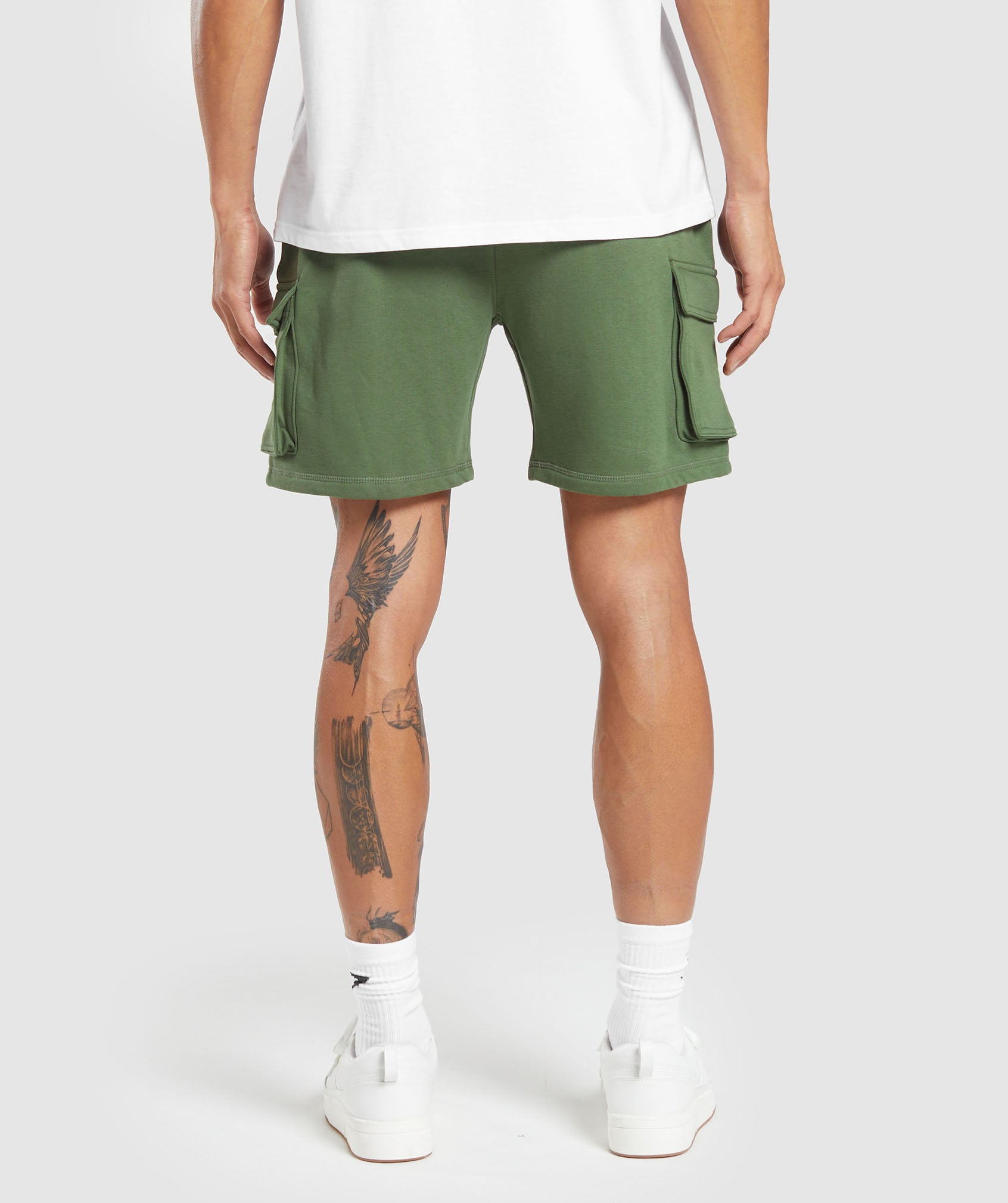 Crest Cargo Shorts in Core Olive - view 3