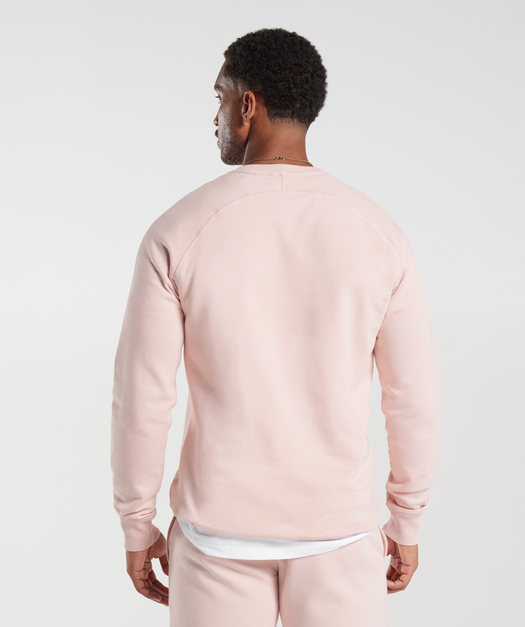 Crest Sweatshirt in Misty Pink - view 2