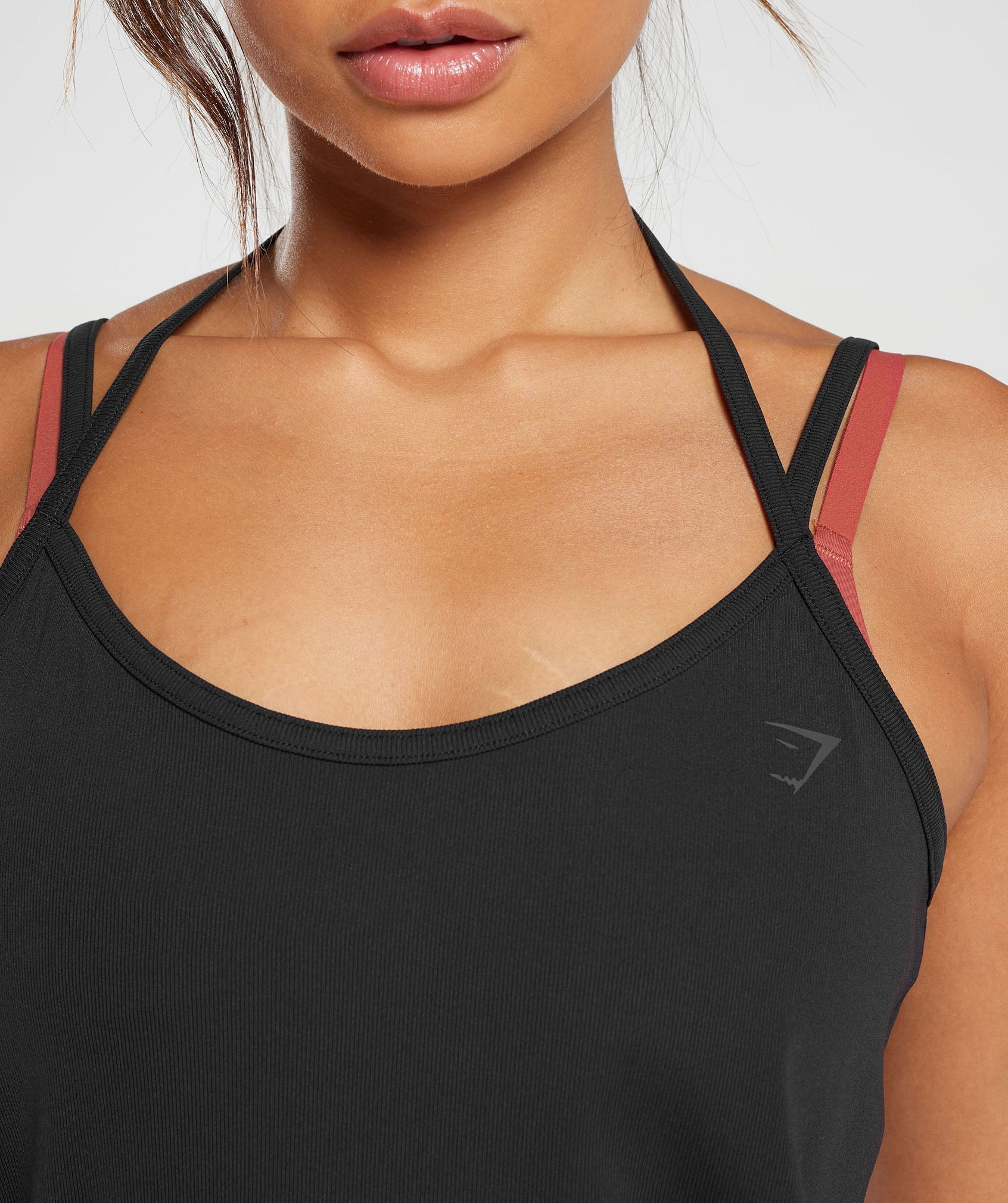 Elevate Strappy Tank in Black - view 5