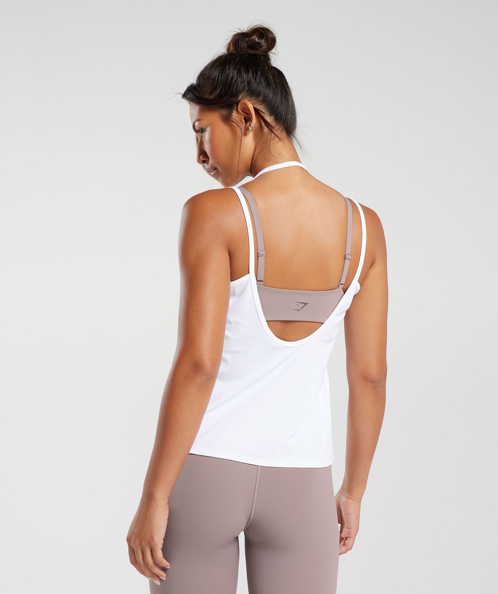 Elevate Strappy Tank in White - view 2