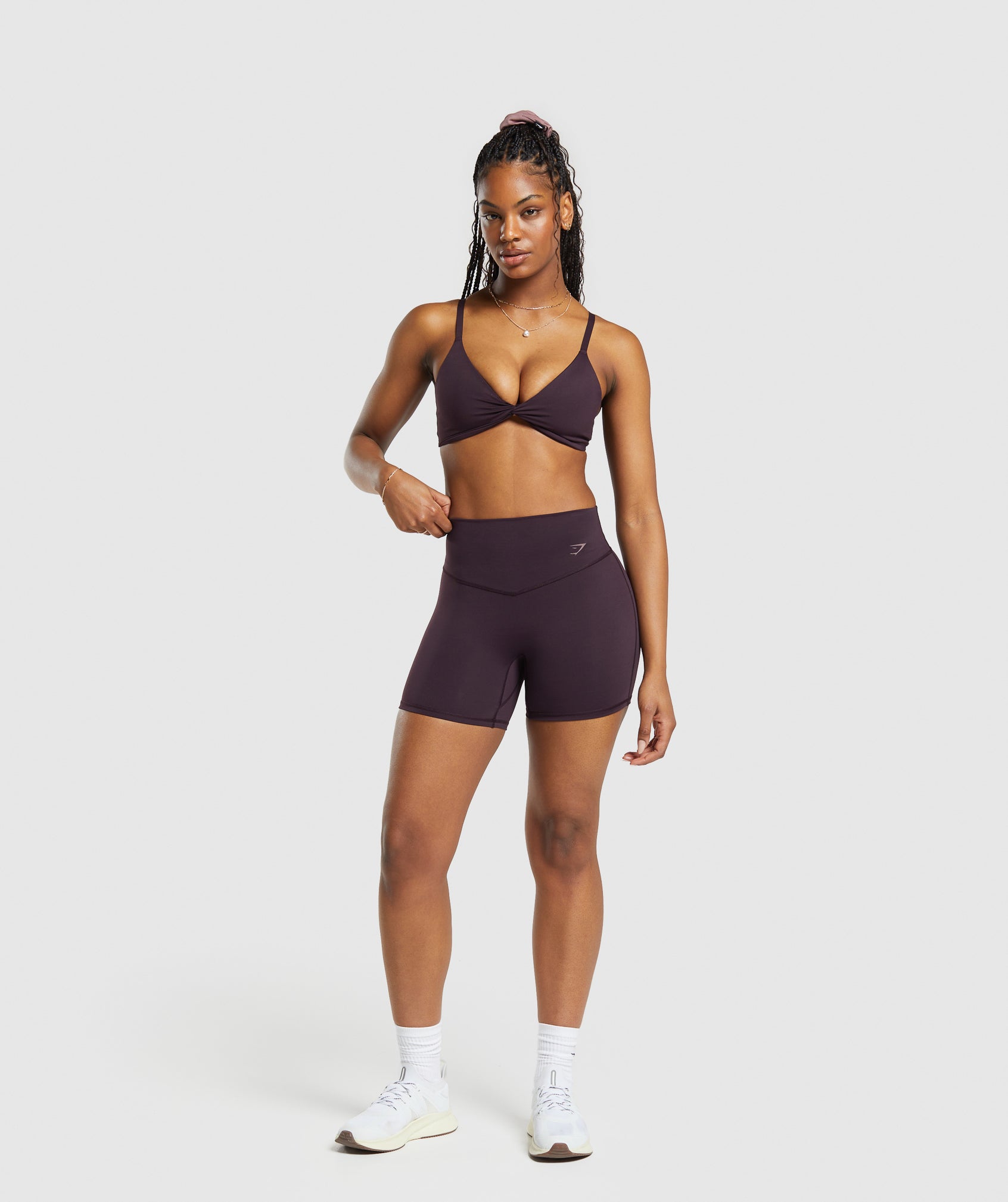 Elevate Shorts in Plum Brown - view 4