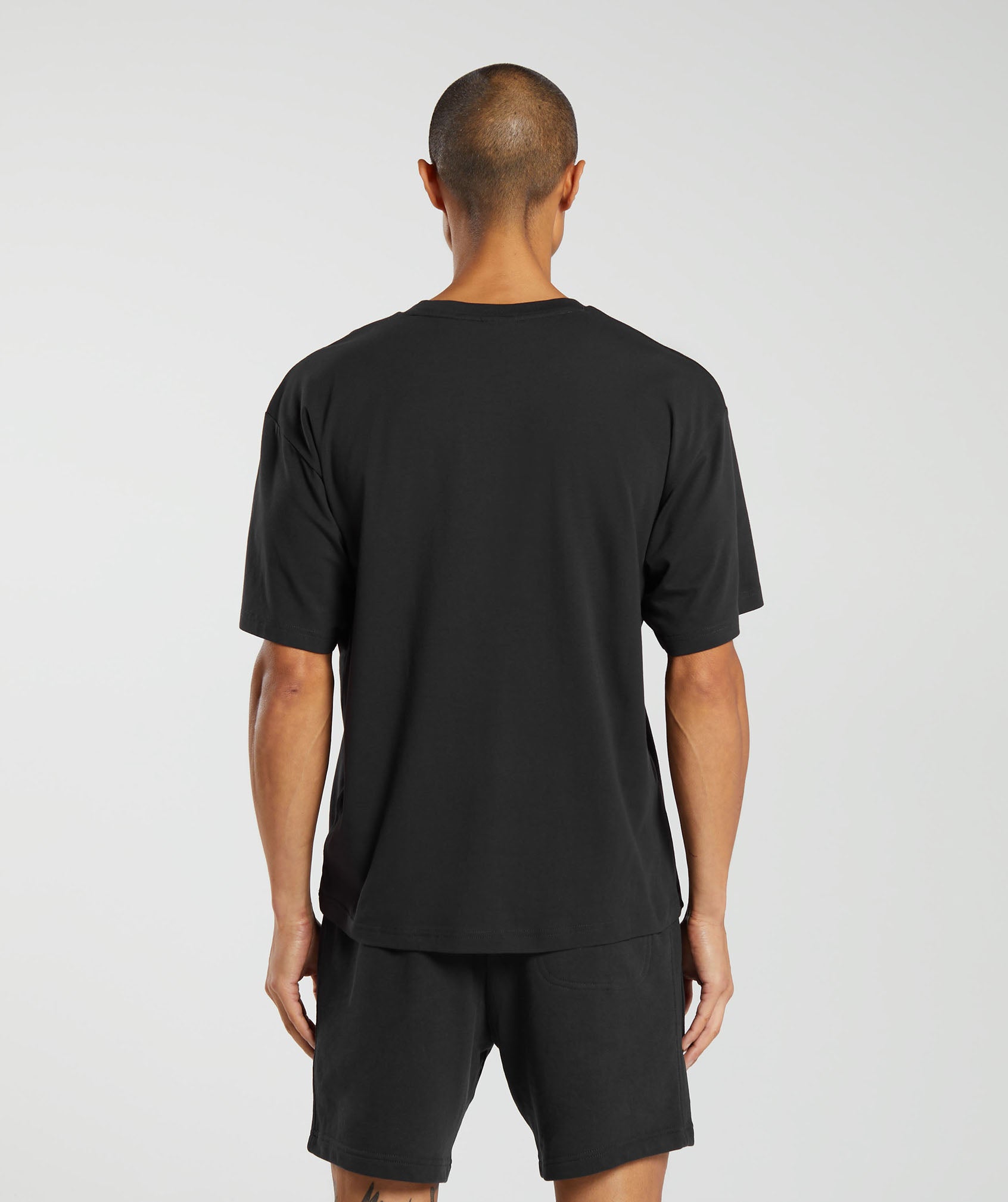 Essential Oversized T-Shirt in Black - view 2